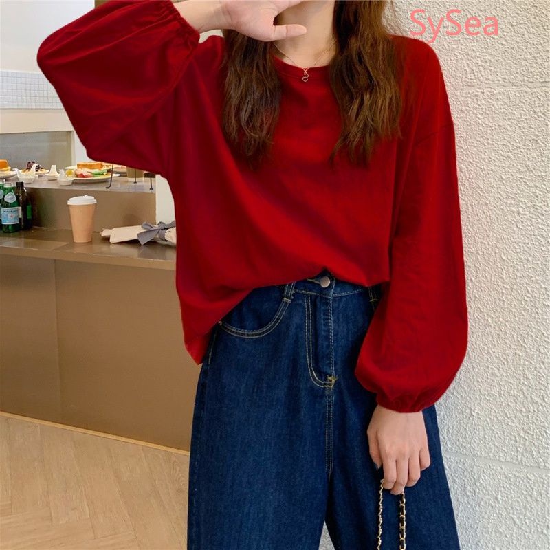 Áo thun tay phồng dáng rộng thời trang cá tính trẻ trung