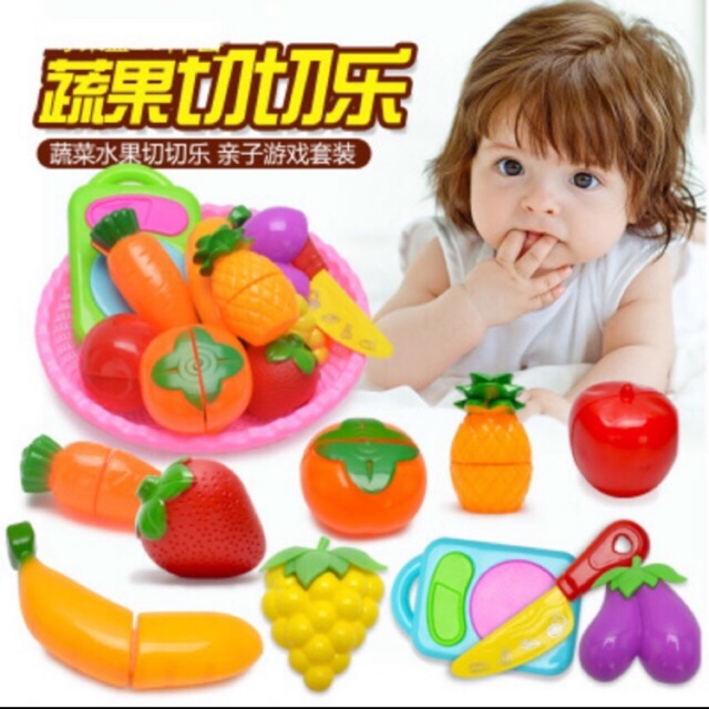 Đồ Chơi Rổ Cắt Hoa Quả