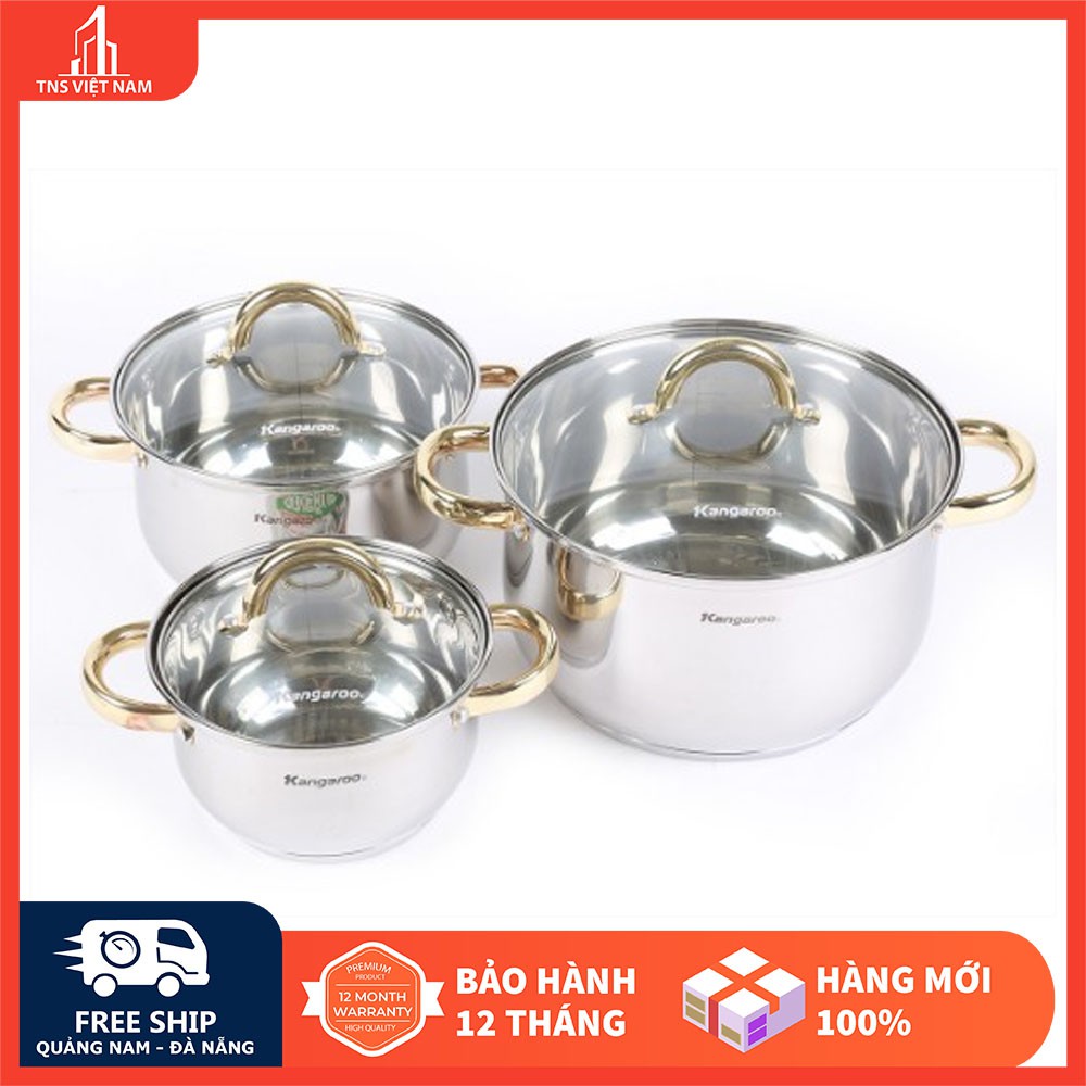 Bộ nồi Inox Kangaroo kg866