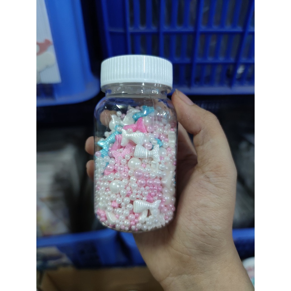Cốm đường trang trí bánh sắc màu