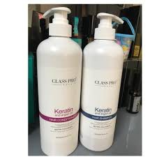 ✅ Cặp dầu gội xả class pro keratin chuyên phục hồi mềm mượt 800ml x 2 .