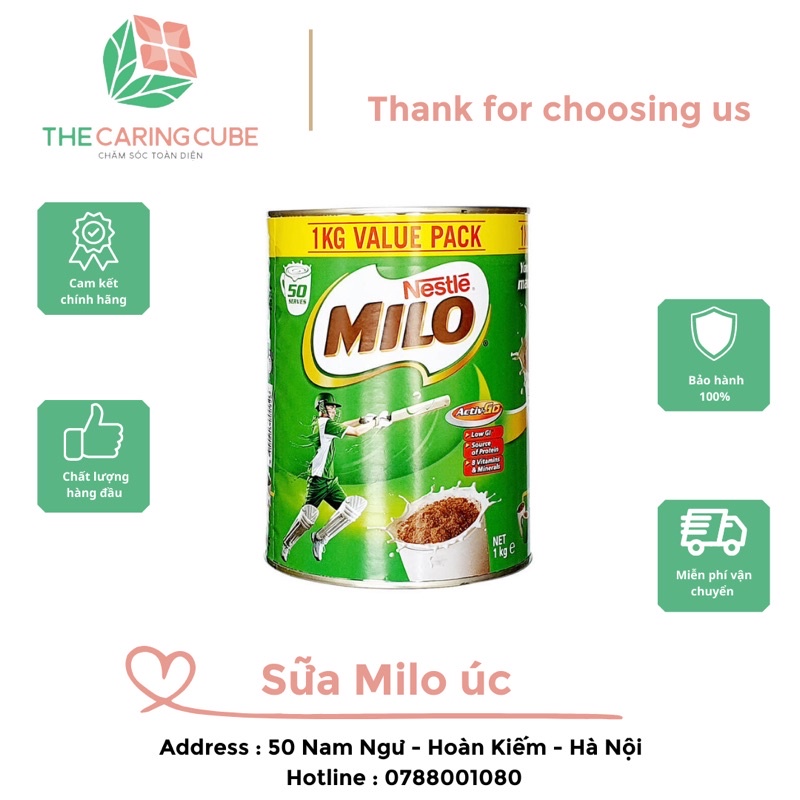 Sữa milo úc 1kg