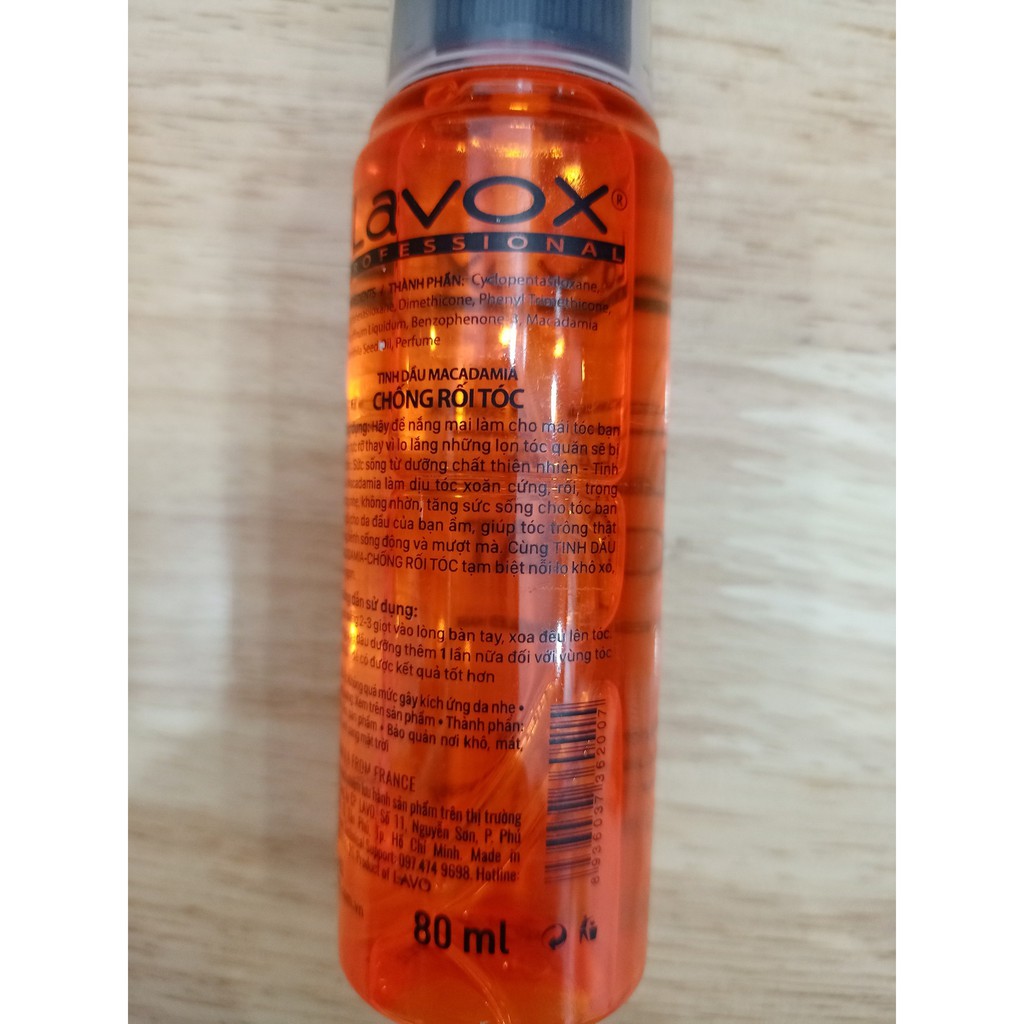 Tinh dầu bóng LAVOX 80ml