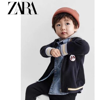 Áo bomber Zara BT logo lá cờ