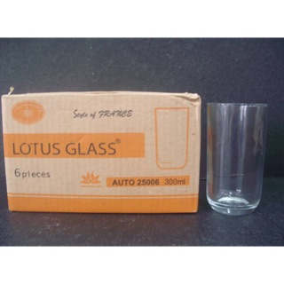 Bộ 6 Cốc Thuỷ Tinh LOTUS GLASS
