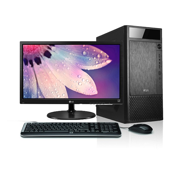 Bộ máy tính văn phòng (Intel G4400 3.4Ghz, Ram 4GB, HDD 500GB, VGA Onboard, Windows 10 màn hình 20 inch)