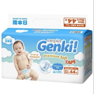 Tã dán Genki nội địa nhật size NB44 (dưới 5kg)