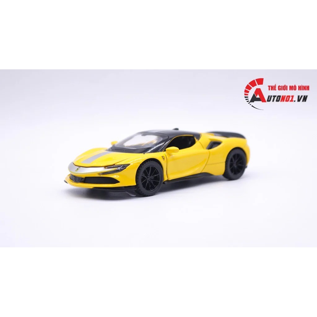 MÔ HÌNH XE FERRARI SF90 STRADALE YELLOW 1:32 7470