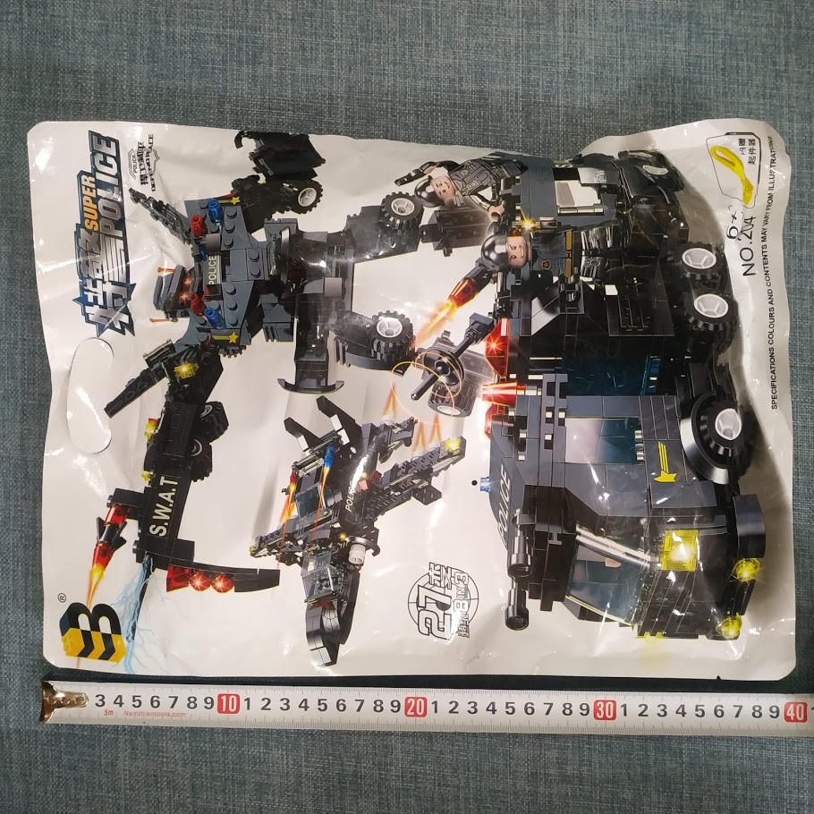 [500 CHI TIẾT] Bộ Lego lắp ráp xếp hình BIỆT ĐỘI SWAT500 gồm ROBOT, TÀU BAY, XE QUÂN SỰ