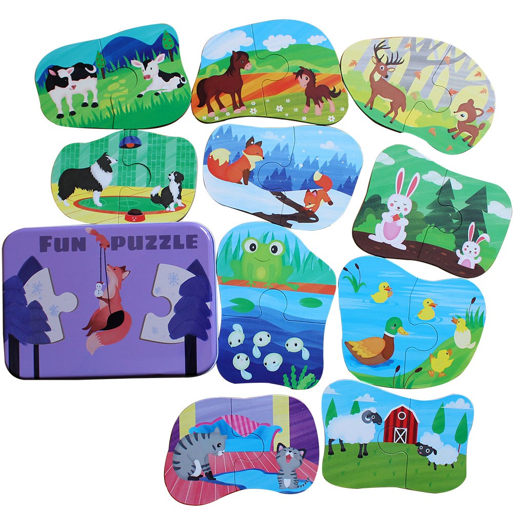 Tranh ghép hình PUZZLE 5-8 miếng Cho be 2 tuổi Loại Cao Cấp Woodentoys