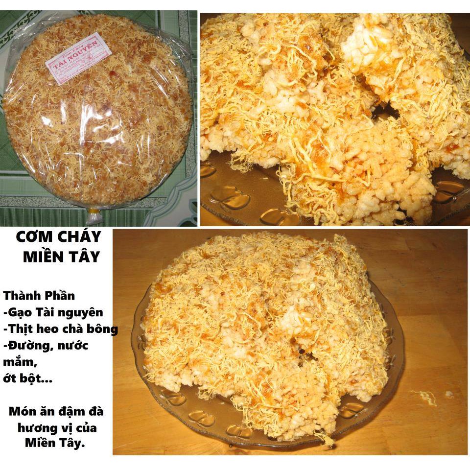 Cơm cháy sốt mắm chà bông tài nguyên miền tây, thơm ngon bổ rẻ , gói 260g đến 280g | BigBuy360 - bigbuy360.vn