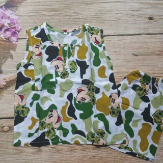 Combo đồ bộ tole sát nách cho bé trai