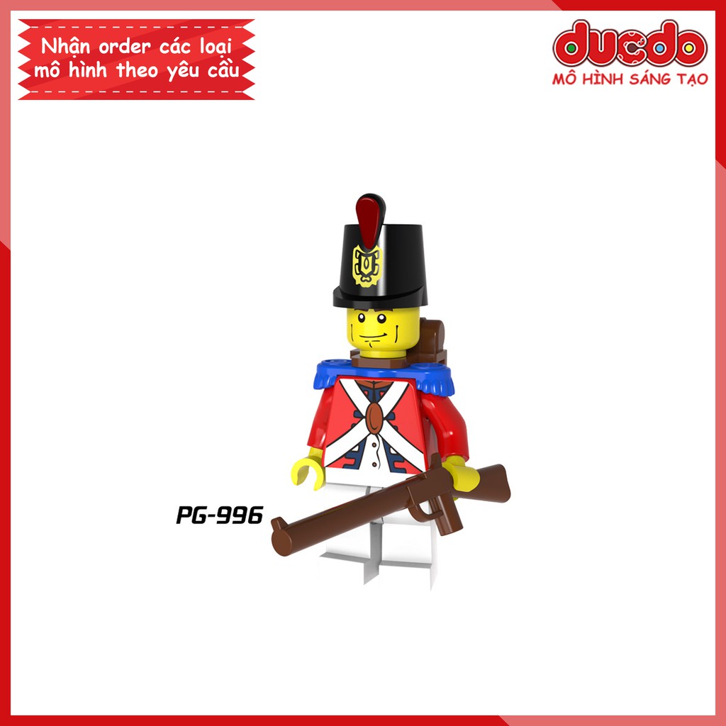 Minifigures lính hải quân hoàng gia - Nhận build quân số lượng lớn - Đồ chơi Lắp ghép Xếp hình Mini Mô hình POGO PG8035