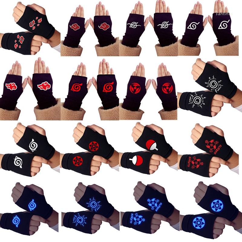 Găng tay chống nắng giữ ấm in họa tiết phong cách anime thời trang cho nữ
