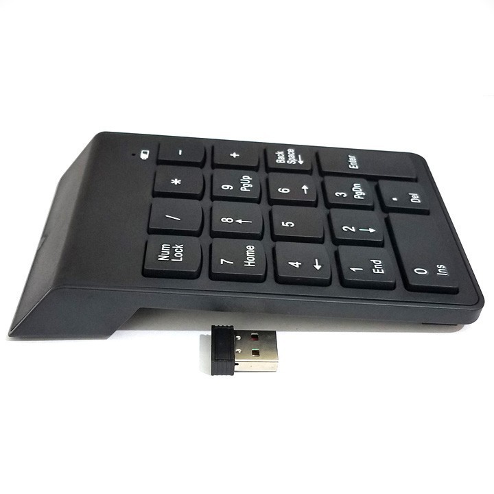 Bàn phím số không dây Mini Numeric Keypad PC12