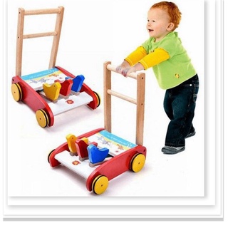 Xe Tập Đi Bằng Gỗ Con Gà Cho Bé Nhanh Biết Đi