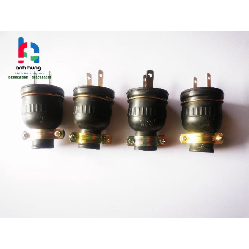 Phích Cắm Điện Nhật - Mỹ - Trung _ Phích Cắm Chịu Va Đập Nội Địa Công Suất 10A 250V