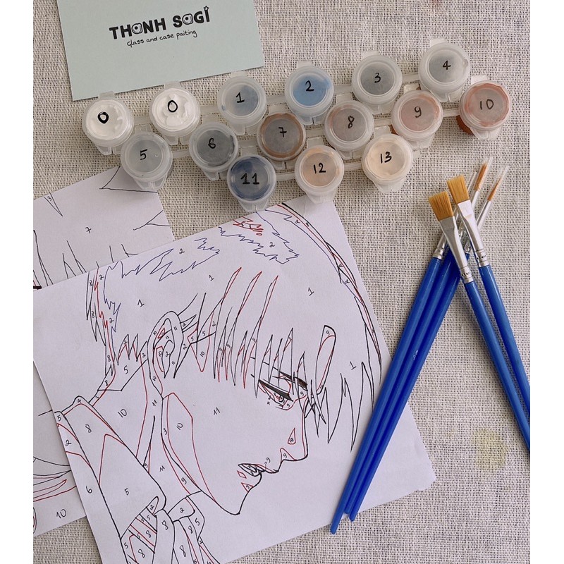 [SGGKIT] GLASS PAINTING KIT line art vẽ theo yêu cầu | BigBuy360 - bigbuy360.vn