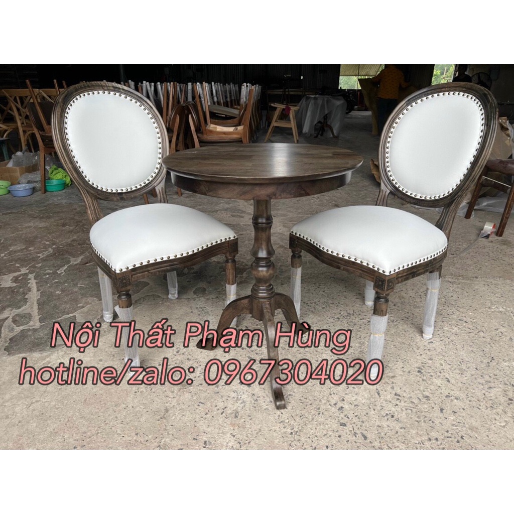 bộ bàn ghế louis bàn chân lục bình giá rẻ bàn ghế decor tân cổ điẻn nhà hàng khách sạn