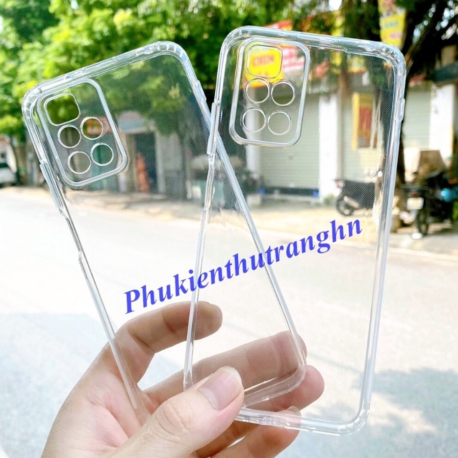 Xiaomi Redmi 10 - Ốp dẻo silicon trong suốt có gờ bảo vệ camera Xiaomi Redmi 10