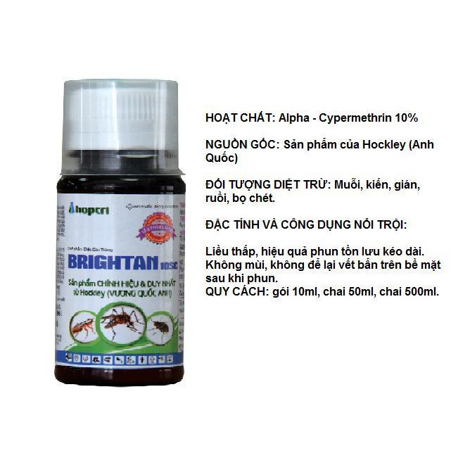 BRIGHTAN của HOCKLEY ANH QUỐC 50ml