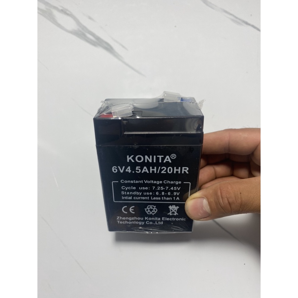 Bình ắc quy xe điện trẻ em - Bình ác quy cho ô tô điện, xe máy điện - 6v - 12v