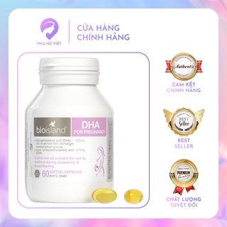 DHA bầu Bio Island 60 viên Úc - DHA for Pregnancy, dành cho mẹ sắp bầu, đang bầu và sau sinh