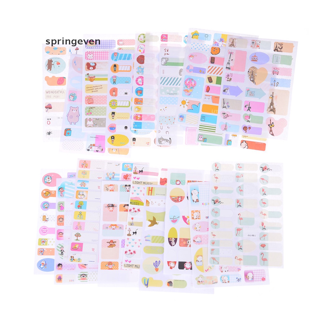 Nhãn Dán Ghi Tên Sổ Tay Có Thể Tháo Rời Tiện Dụng