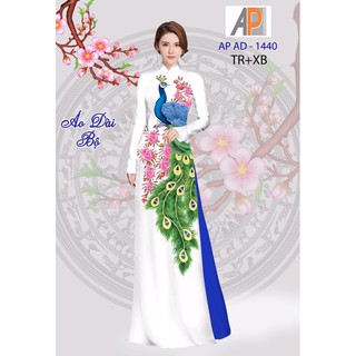 vải áo dài con công