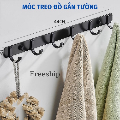 Móc Treo Đồ Gắn Tường, Móc Treo Quần Áo Inox Không Gỉ, Gắn Sau Cửa, Nhà Tắm Đa Năng Tiện Dụng LEON OFFICIAL