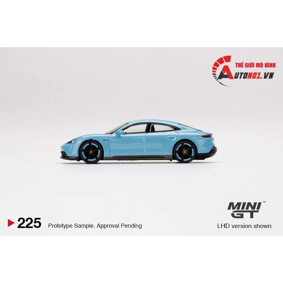 Mô hình xe Porsche Taycan Turbo S 1:64 Minigt