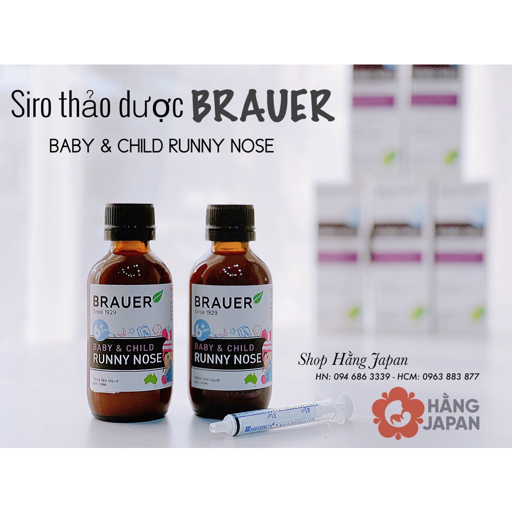 Tăng sức đề kháng cho bé Brauer Immunity Support dạng siro 100ML