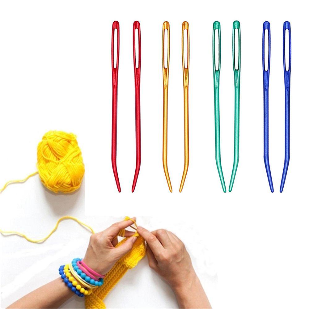 YIYU Bộ 2 Kim Móc Len Bằng Nhôm