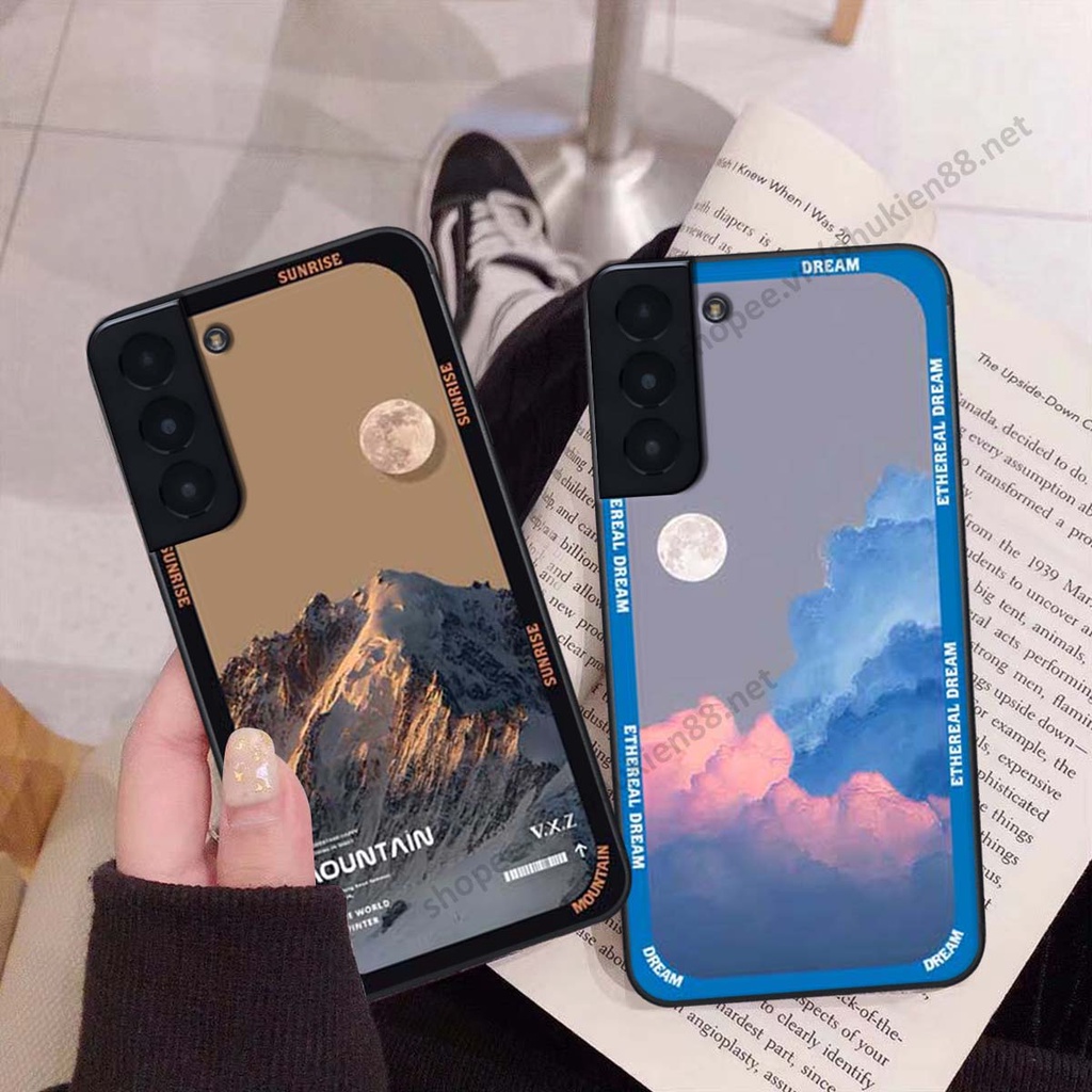 Ốp Samsung S21 / S21 FE / S21 Plus / S21+ hình vũ trụ, mountain, cloud phong cách cá tính