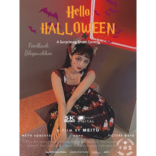 Kẹp Tóc Hoa Hồng Bàn Tay Cosplay Halloween