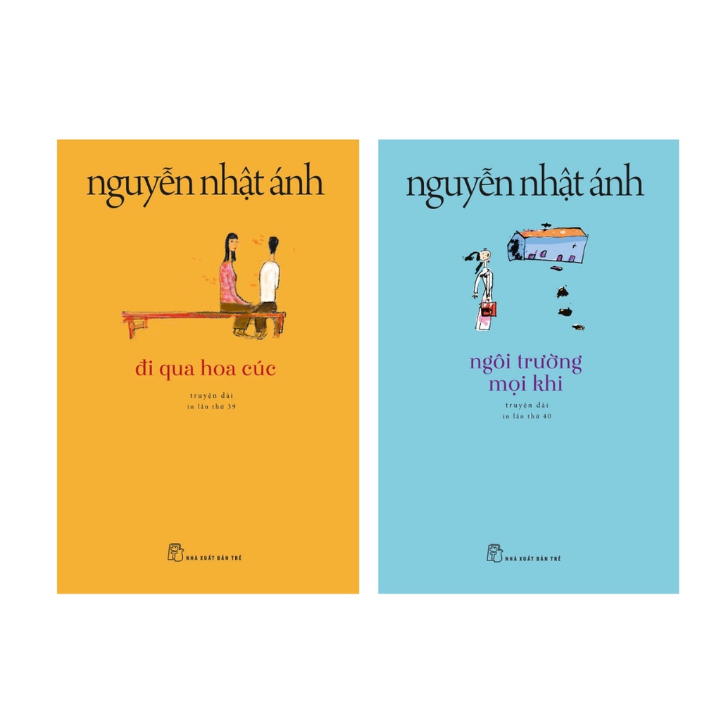 Sách Combo 2 quyển : Nguyễn Nhật Ánh : Đi Qua Hoa Cúc và Ngôi Trường Mọi Khi tr