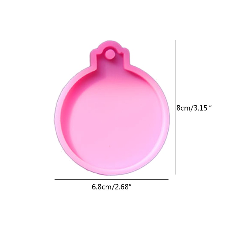 Bộ 4 Khuôn Silicone Làm Móc Khóa Bằng Epoxy UV