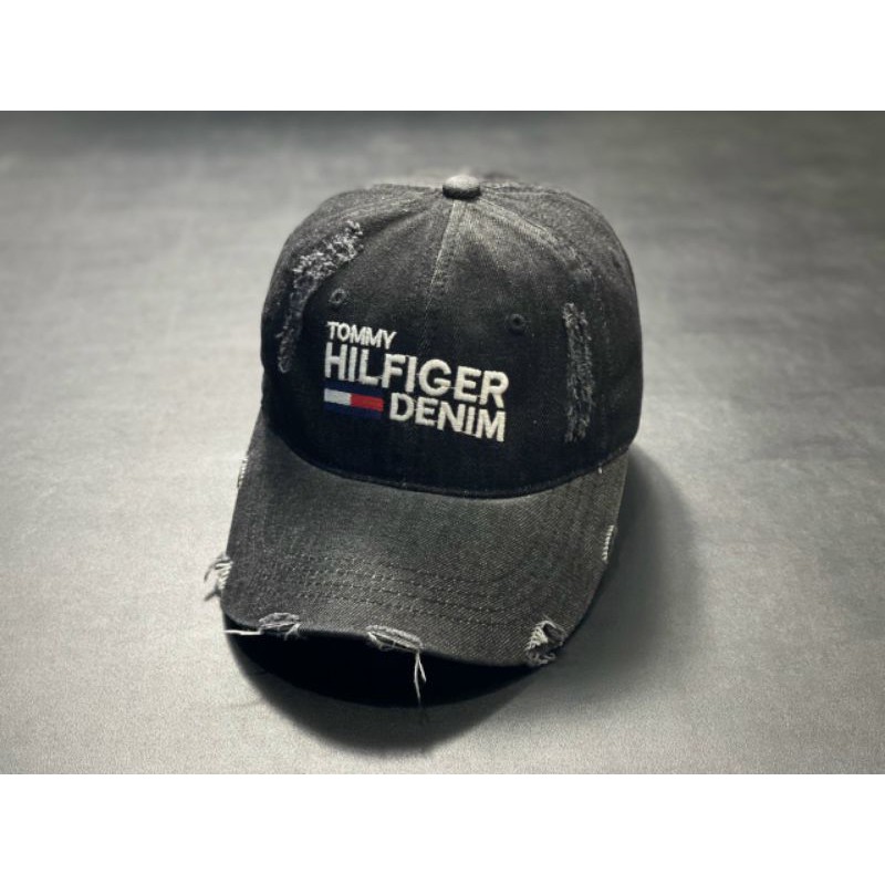 Mũ nón jean tomy rách đẹp hàng xuất