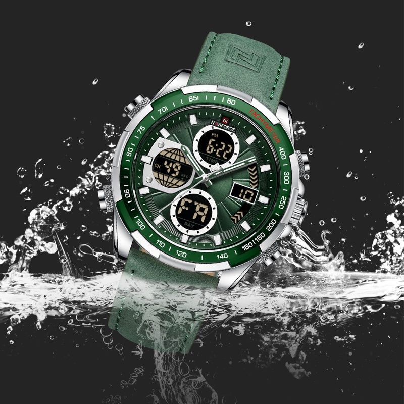 Đồng hồ thể thao Naviforce NF9197 chống thấm nước với dây đeo nhiều màu tùy chọn cho nam