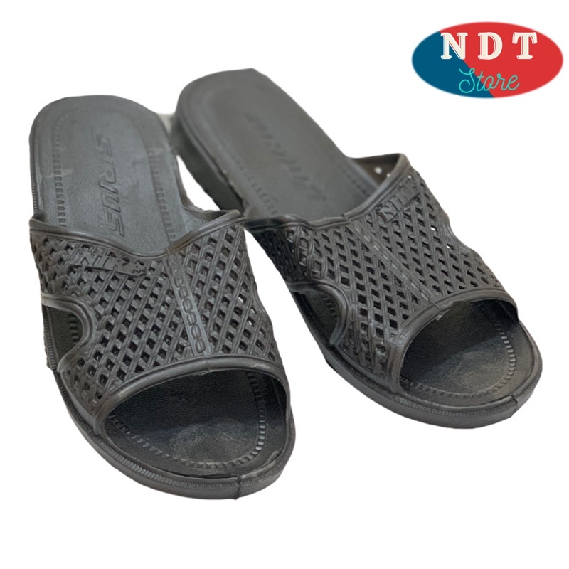Dép tổ ong Dép đi trong nhà Màu Đen Nam Nữ đi trong nhà văn phòng siêu bền
