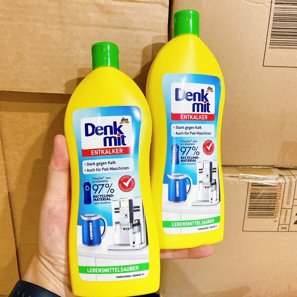 Tẩy Cặn Canxi Ấm Siêu Tốc, Máy Pha Cafe, Denkmit 250ml Tomlige