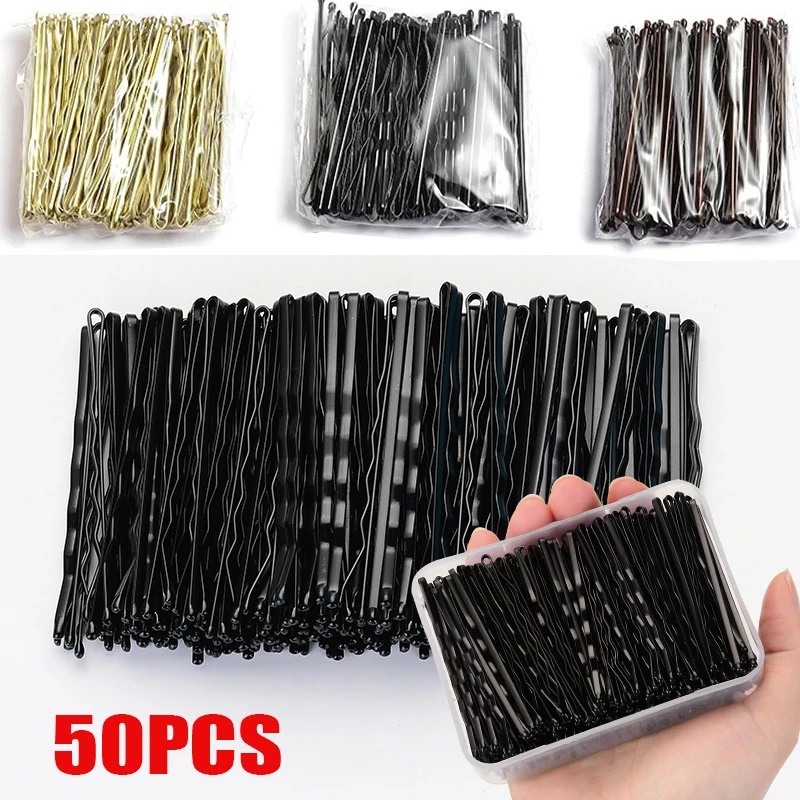 Set 50 Kẹp Tăm 5cm Tạo Kiểu Tóc Xoăn Cho Nữ