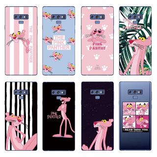 Ốp điện thoại TPU hoạ tiết chú báo hồng dành cho Samsung Note 9 8 / S8 S9 Plus