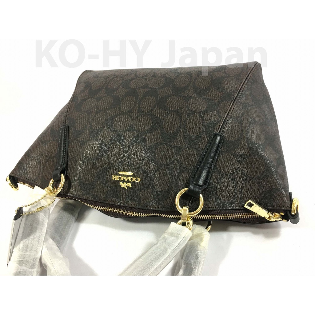Túi thời trang COACH Handbag-dark brown
