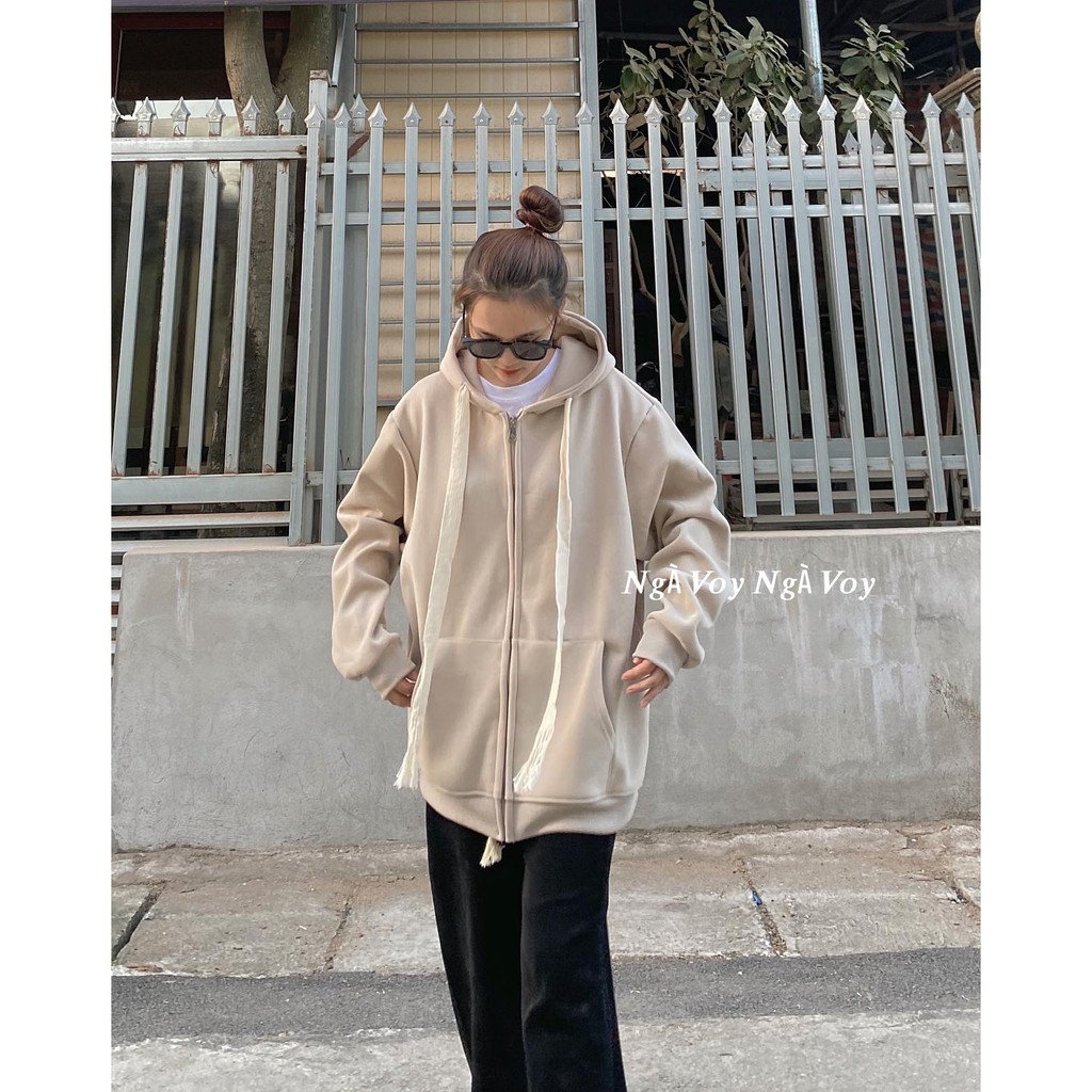 ÁO KHOÁC HOODIE ZIP DÂY BẢN TO | BigBuy360 - bigbuy360.vn