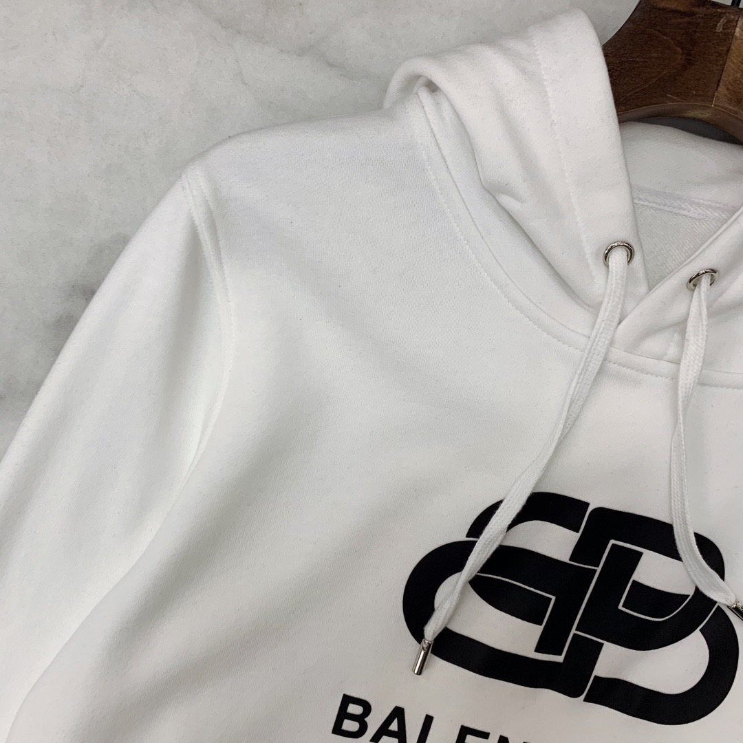 BALENC1AGA men's long-sleeved hooded sweatshirt, cotton fabric with LOGO printed | BigBuy360 - bigbuy360.vn