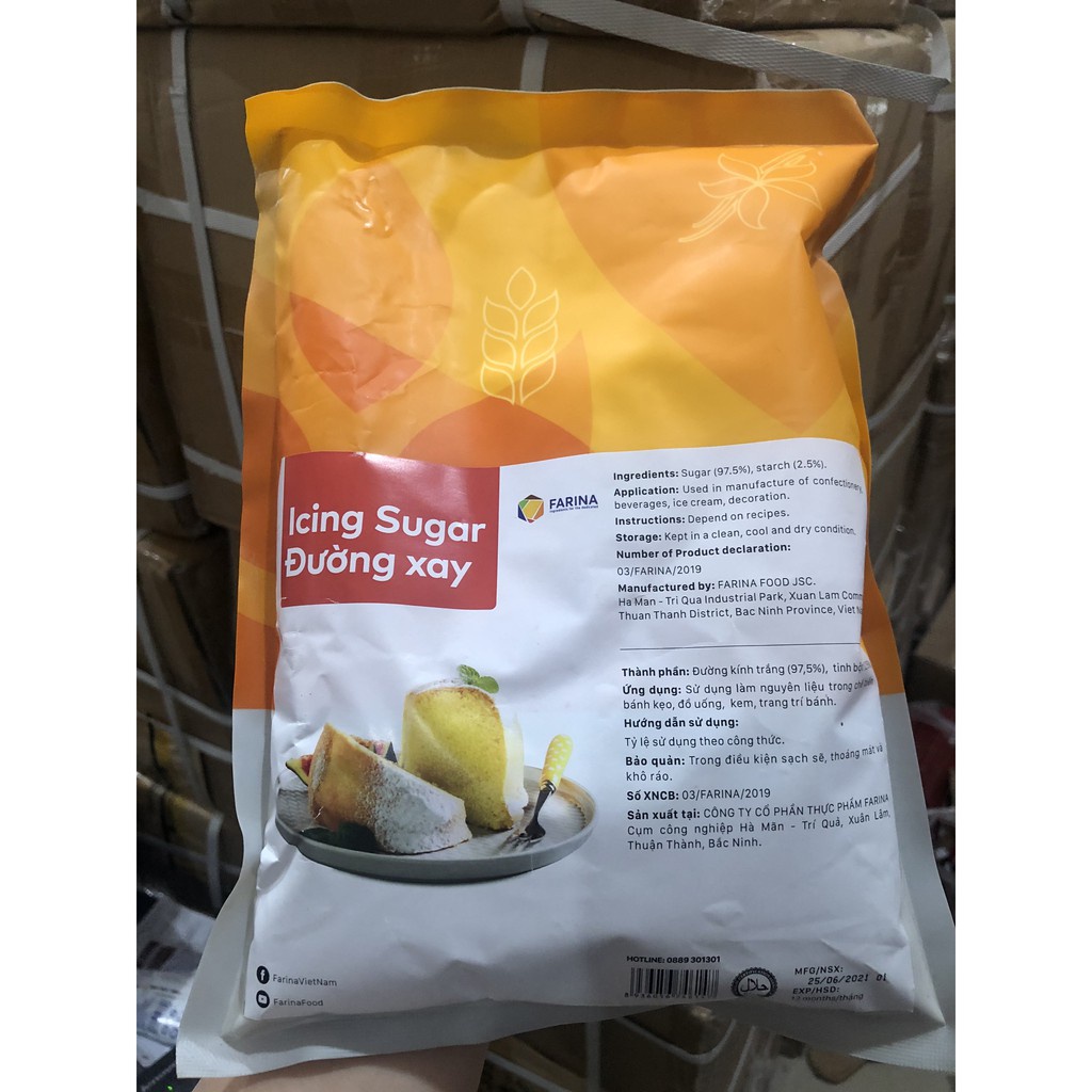 Đường xay Farina 500g
