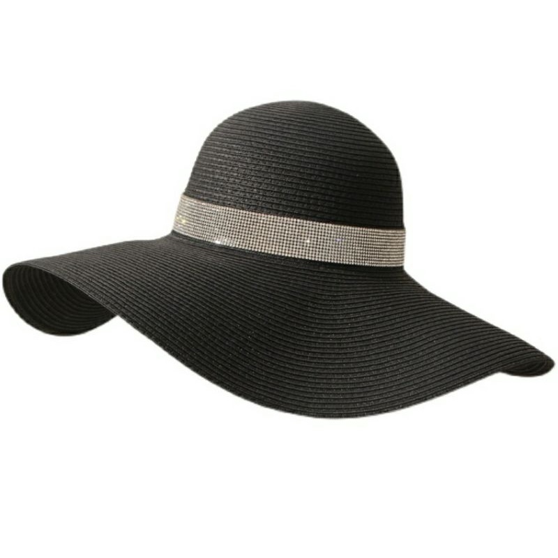 Mũ đi biển nón rộng vành đẹp cho nữ dây ánh kim sang trọng Lh 0917399527