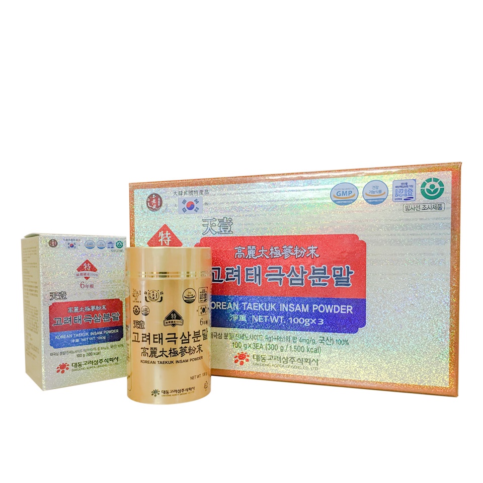 Bột Thái Cực Sâm DAEDONG GINSENG Hàn Quốc Gộp 300G