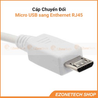 Cáp Chuyển Đổi Micro USB Sang Enthernet RJ45 Dành Cho Raspberry Pi